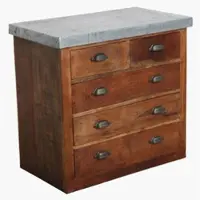 Raw Materials Sideboard Zink 83 x 48 x 83cm