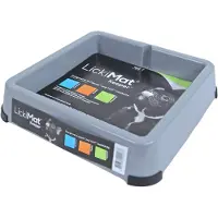 LickiMat Keeper – Grau – 25,3 x 25,3 x 5,5 cm
