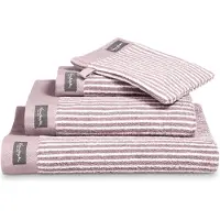 Vandyck Handtuch Home Petit Ligne Sepia Pink (60 x 110 cm)