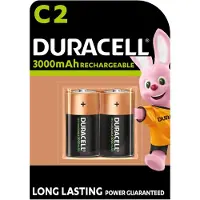 Duracell Ultra C, Wiederaufladbarer Akku, C, Nickel-Metallhydrid (NiMH), 1,2 V, 2 Stück(e), 3000 mAh