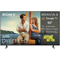 Sony K-50S3, 127 cm (50"), 3840 x 2160 Pixel, LED, Smart-TV, WLAN, Schwarz