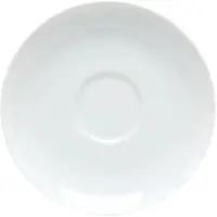 Alessi Untertasse Mami White Porzellan 11 cm (Set von 6)