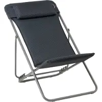 Lafuma Maxi Transat Liegestuhl Stahl/BeComfort