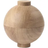 Kristina Dam Studio Wooden Sphere Bowl Eiche Geölt XL