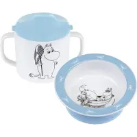 Muumi Wasser & Bad Geschirr-Set 2 Teile, Blau