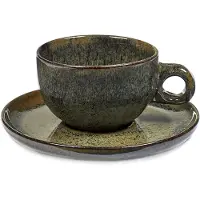 Serax Cappuccinotasse Surface Tableware By Sergio Herman Indi Grey 230 ml