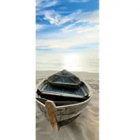 Schulte Duschrückwand DecoDesign Foto Ruderboot am Strand 210 x 90 cm D1900921 644 210