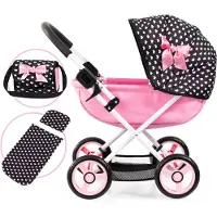 Bayer Gemütlicher schwarzer Puppenwagen