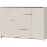 Möbel Kraft Sideboard ¦ beige ¦ Maße (cm): B: 144,2 H: 99,1 T: 34.9