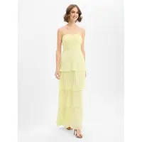 Marie Lund Abendkleid in zitrone - 0002 | Gr.: 34