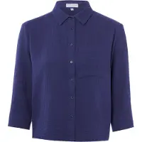 Marie Lund Hemdbluse in marine | Gr.: 42