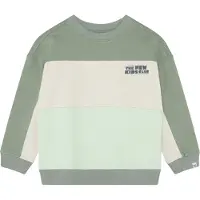 Noppies Sweatshirt in Grün/ Creme - 140