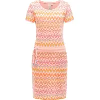 Ragwear Minikleid "Baomi Print YOUMODO" Außentaschen Eingrifftaschen Gemustertes kurzes Sommerkleid mit Taillenkordel