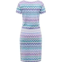 Ragwear Minikleid "Baomi Print YOUMODO" Außentaschen Eingrifftaschen Gemustertes kurzes Sommerkleid mit Taillenkordel