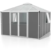 Pergart Vitavia, Gerätehaus "Universum", alu / anthrazit, 10,2 m²