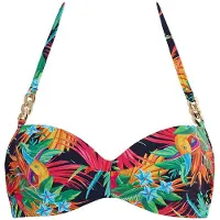 Marlies Dekkers Hula Haka Rainforest And Gold Plunge Balcony Bikini Top Größe: 80C | Bikinis Outlet | Damen | Gelb