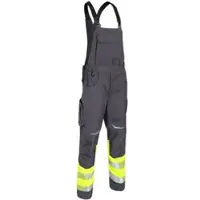 Kübler REFLECTIQ Latzhose Klasse 1 warngelb/anthrazit 56 - 3208 8340-3497-56 - warngelb/anthrazit