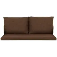 Setgarden Mix Bench Kissen Outdoor Kissen Bankauflage 120x50+2x50x56cm Kissen Für 2-Sitzer Bänke 1tlg 1tlg Braun
