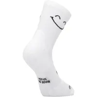 Sporcks Happy Mode Socken Weiß, Größe XS.
