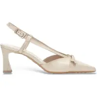 Hispanitas für Damen. HV264678 Giorgia beige Schuhe (37), Leder, 5 bis 8 cm, Schnalle, Lässig, Party