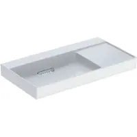 Geberit Waschtisch One 90x48,4cm, o Ü, w K-Tec/Bl w, o. Hahnl.