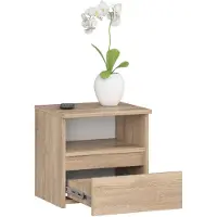 Akord Nachttisch ¦ holzfarben ¦ Maße (cm): B: 40 H: 40