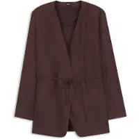 BOSS Regular-Fit Jacke ohne Kragen mit Tunnelzugbund an der Taille Grösse 34