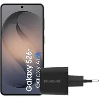 Samsung Galaxy S26 Plus 512GB Schwarz 5G + BlueBuilt Ladegerät 45 Watt Schwarz