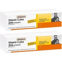 Ratiopharm Vitamin C Plus Zink-Brausetabletten 2x 2x40 St