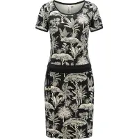Ragwear Sommerkleid "Sommerkleid Baomi Tropic YOUMODO", Damen, Gr. XL, N-Gr, schwarz, Obermaterial: 100% Baumwolle CO., Kleider Sommerkleid