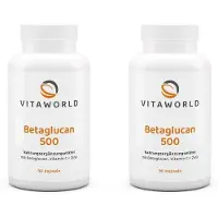 Vitaworld Beta-Glucan 500+Vitamin C+Zink Kapseln 2x 2x90 St