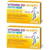 HEVERT Vitamin D3 Osteo Pro Filmtabletten 2x 2x60 St