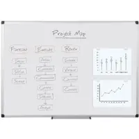 BI-Office Whiteboard MAYA 240,0 x 120,0 cm weiss emaillierter Stahl