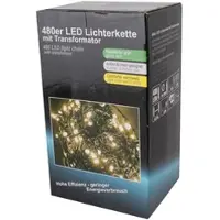 Linder Exclusiv GmbH LEX 480er LED Lichterkette, warmweiss Kabel grün LK052WG