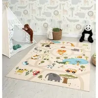 The Carpet Teppich "Happy Life" rechteckig 4 mm Höhe Life Kinderzimmer Teppich Spielteppich pflegeleicht
