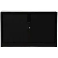 Proregal Rollladenschrank Weasel 2 Ordernhöhen HxBxT 75 x 120 x 46 cm Schwarz