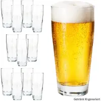 MamboCat 12x Willibecher 0,2 L geeicht Bierglas Trinkglas Cocktails Klarglas Softdrinks