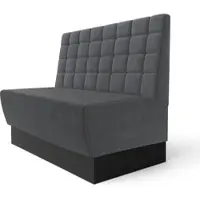 GGM Möbel Meyer S | Gastrobank | B:H 120 x 100 cm | Grau | Blocks | Samt