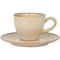 Bonna Sand Snell - Espressotassen und Untertasse - 80 cc - Porcelain - 6er set