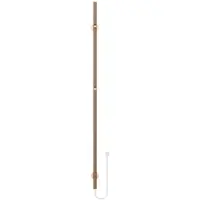 BELVIT elektrischer Handtuchtrockner 150 cm 60 W mit Timer & 2 Heizstufen – Handtuchwärmer elektrisch, Wandmontage, 2 Haken, Badheizkörper