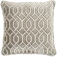 Casa Padrino Deko Zierkissen Grau 60 x 60 cm - Luxus Wohnzimmer Accessoires