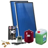 SUNEX Solarpaket für Brauchwasser mit 2x AMX 2.51 Flachkollektoren, 5,02m2, ohne Speicher
