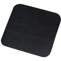 Kerzenteller Teller Alu schwarz 10x10 cm