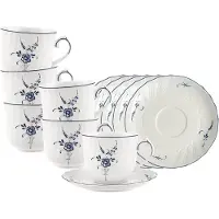 Villeroy & Boch Vieux Luxembourg Frühstückstassen mit Untertassen