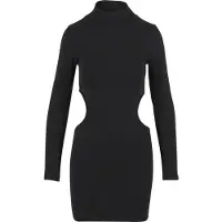 Urban Classics Shirtkleid "Ladies Cut Out Mini Dress" 1 Stk. tlg.