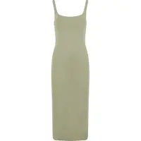 Urban Classics Basic Long Cotton Jersey ärmelloses Kleid