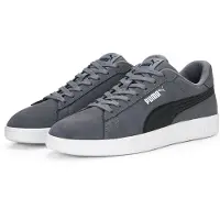 Puma Retro Sneaker Echtleder 'Smash 3.0' gray tile - black -white, Neutral EU:37 EU
