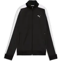 Puma Trainingsjacke "T7 FOUNDATION POLY TRACK JACKET" ohne Kapuze mit Stehkragen, mit Reißverschluss, ohne Kapuze, Regular Fit