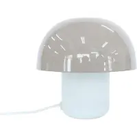 Leitmotiv - Tischleuchte Nuevo Mini Mushroom - Grau - 20x20x20cm Tischlampe - Nachttischlampe, Wohnzimmer, Schlafzimmer