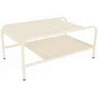 Fermob - Luxembourg Niedriger Tisch / Fußbank, latte-beige